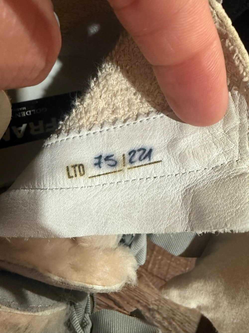 Golden Goose Multi-Texture High-Top Sneakers with Red Laces - Picture 13 of 13